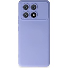 Asa Store Xiaomi Poco X6 Pro Kılıf Nano Içi Kadife Silikon - Lila