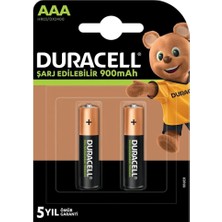 My Best Store Duracell 1.2V 900MAH Aaa Şarj Edilebilir Ince Kalem Pil 2'li Paket