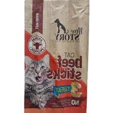 MarkEntegra Yumuşak Kedi Ödül Maması, Sığır Etli 3'lü Paket 5 gr