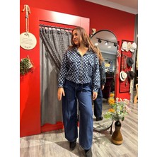 Yılday Gür Butik Lacivert Ekoseli Spor Ceket - Ithal ve Şık Tasarım