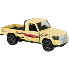 MEGA Die Cast Metal Çek Bırak Bej Kamyonet