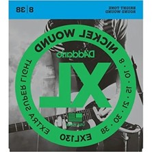 MarkEntegra Elektro Gitar Tel Seti, Daddario EXL130, 8-38