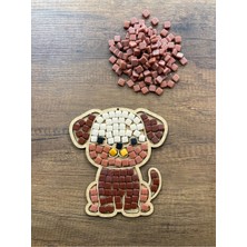 Karsan Mozaik 18X16,5CM Köpek Figür Çocuk Mozaik Seti - Okul Etkinlik