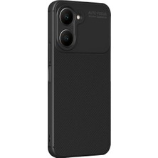 Asa Store Vivo Y18 Kılıf Auto Focus Karbon Kapak - Siyah