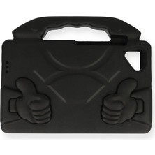 Asa Store Lenovo Tab M10 TB328FU Kılıf Like Stantlı Tablet Silikon - Siyah