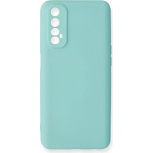 Asa Store Realme 7 Kılıf Nano Içi Kadife Silikon - Turkuaz