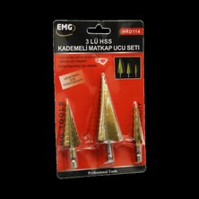 Pileli Store 3 Parça  Hss Kademeli Matkap Ucu Set (4887)