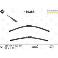 Valeo Muratech Ön Silecek Süpürgesi Takimi Swf Corsa D 06-14 Corsa E 14-19 Adam 12-19 P207 07-13 P208 12-19 P2008 13-19 Partner-Berlingo 08-18 C3 19- Focus 04-12 Fiesta 12-17 Punto 08- 650-400MM Muz Tipi