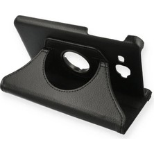 Asa Store Samsung Galaxy T280 Tab A 7 Kılıf 360 Tablet Deri Kılıf - Siyah