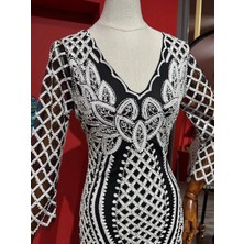Yılday Gür Butik Pul Işlemeli Tasarım Elbise - Özel Tasarım ve Ithal Ürün