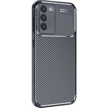 Asa Store Vivo V30 Lite 4g Kılıf Auto Focus Karbon Kapak - Siyah