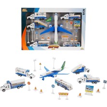 Sunman 1012381 Sun Yfn Mxx Oyun Set Havaalanı Uçaklı Ses Işıklı Byk  - Stokta Olan Model Gönderilir