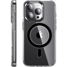 Asa Store Joko  Iphone 14 Pro Kılıf Crystal Magsafe Kapak - Siyah