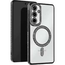 Asa Store Samsung Galaxy A35 5g Joke Simli Magneticsafe Kılıf - Siyah