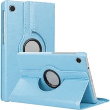 Asa Store Samsung Galaxy Tab A11 360 Tablet Deri Kılıf - Turkuaz