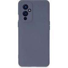 Asa Store One Plus 9 Kılıf Nano Içi Kadife Silikon - Gri