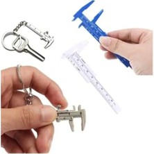 MarkEntegra Plastik Kumpas Seti, Kalınlık Ölçer ve Mini Anahtarlık