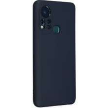 Asa Store Infinix Hot 11S Kılıf Nano Içi Kadife Silikon - Lacivert