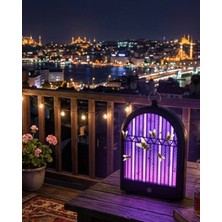 Pileli Store Şarjlı Uv Sivrisinek Öldürücü Lamba Sessiz ve