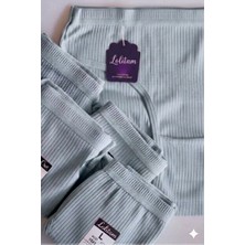 Lolitam Kadın Turkuaz Pamuklu Külot 4’lü Paket Günlük Konfor Slip