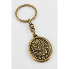 Pileli Store Osmanlı Bayrağı Metal Anahtarlık