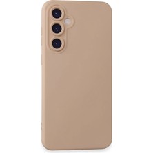 Asa Store Samsung Galaxy S24 Kılıf Nano Içi Kadife Silikon - Pudra