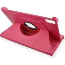 Asa Store Huawei Matepad 10.4 Kılıf 360 Tablet Deri Kılıf - Pembe