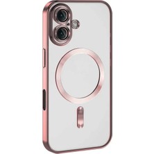 Asa Store Iphone 16 Plus Kılıf Kross Magneticsafe Kapak - Pembe