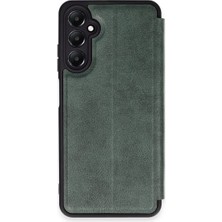 Asa Store Samsung Galaxy A55 5g Kılıf Flip Cover - Koyu Yeşil
