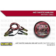Niken Muratech Akü Takviye Kablosu 800 Amp 2.3 mt