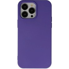 Asa Store Iphone 14 Pro Max Kılıf Nano Içi Kadife Silikon - Mor