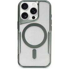 Asa Store Iphone 16 Pro Max Kılıf Boyi Magsafe Silikon Kapak - Yeşil