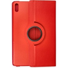 Asa Store Huawei Matepad Se 11 Kılıf 360 Tablet Deri Kılıf - Kırmızı