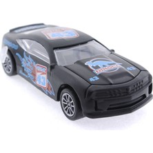 MEGA Die Cast Çek Bırak Metal Siyah Yarış Arabası 43