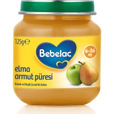Senka Mey Ithalat® Elma Armut Püresi Kavanoz Maması 125 gr
