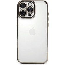 Asa Store Iphone 16 Pro Kılıf Razer Lensli Silikon - Titanyum Gri