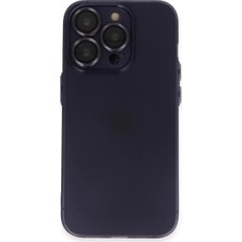 Asa Store Iphone 14 Pro Max Kılıf Luko Lens Silikon - Derin Mor