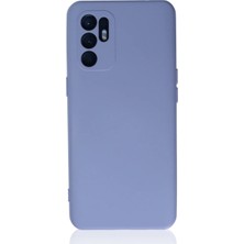 Asa Store Oppo Reno 6 Kılıf Nano Içi Kadife Silikon - Lila