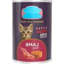 MarkEntegra Yavru Kediler Için Kuzu Etli 400 gr Pate Konserve Mama