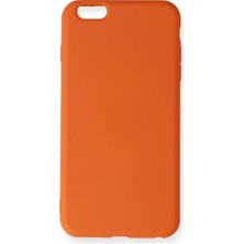 Asa Store Iphone 6 Plus Kılıf Nano Içi Kadife Silikon - Turuncu