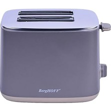 SHC4200 Berghoff Gem Pearl 2 Dilim Ekmek Kızartma Makinesi – 1000 W, Paslanmaz Çelik | Gri