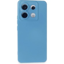 Asa Store Xiaomi Redmi Note 13 Pro 5g Kılıf Nano Içi Kadife Silikon - Mavi