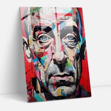 Popcasso Temperli Cam Tablo Pop Art Koleksiyonu Oppenheimer Konulu Duvar Dekorasyonu
