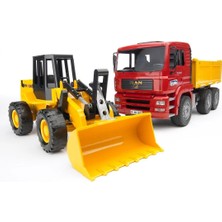 Bruder Man Damperli Kamyon ve Fr 130 Kepçe