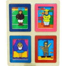 Playwood Ahşap Resimli Zeka Oyunu