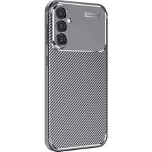 Asa Store Samsung Galaxy S25 Plus Kılıf Auto Focus Karbon Kapak - Gri