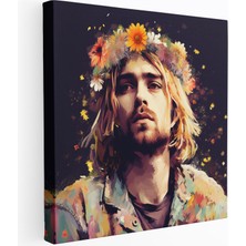 Popcasso Kurt Cobain Cam Tablo - Modern Sanat Eseri
