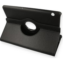 Asa Store Huawei Mediapad T5 10 Kılıf 360 Tablet Deri Kılıf - Siyah