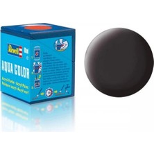 Revell Aqua Color Tar Black - Mat Boya - 18 ml