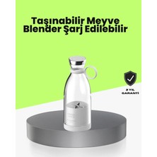 Pileli Store Pilelistore  4 Bıçaklı Gıda Sınıfı Paslanmaz Çelik Taşınabilir Blender